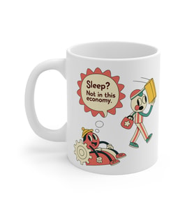 Economic Humor Coffee Mug  - Komik Hediye Kupa  Ofis Arkadaşına Harika Hediye