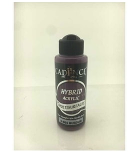 Cadence Hybrid Multisurface Akrilik Boya 120 ml. H-064 MÜRDÜM 