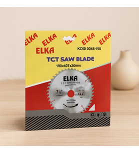 190 mm TCT Testere Bıçağı 40 Diş 30 mm Göbek Ahşap/Sunta
