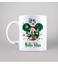 Mickey Mouse & Yılbaşı & Mutlu Yıllar Tasarımlı Kupa Kişiye Özel