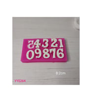 YY0264 Noktalı Rakamlar Silikon Kalıp