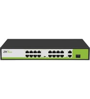 Zkteco PE162-200-C 16 Port 2xgigabit +1xsfp Uplink Poe Switch (Siyah)