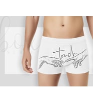 BK Gift Özel Tasarım Eğlenceli Beyaz Erkek Boxer, Yıl Dönümü/ Doğum Günü / Sevgililer Günü Hediyeleri,  Erkek Arkadaş Hediye, Esprili Hediye-13