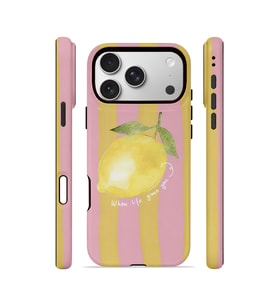 iPhone 17 Pro Vorian Çift Katmanlı Kılıf Pink Lemon Muse