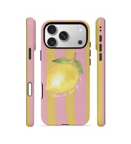 iPhone 17 Pro Vorian Çift Katmanlı Kılıf Pink Lemon Muse