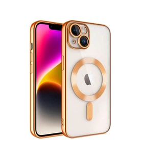 Apple İphone 13 Kılıf Kross Magneticsafe Kapak - Turuncu