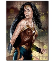Cakapuzzle Wonder Woman Savaşçı Puzzle Yapboz MDF (Ahşap) (120 Parça)