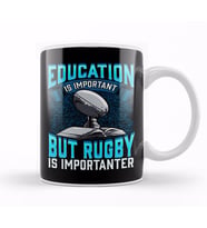 Education Is Important But Rugby Is Importanter Kupa Bardak Porselen