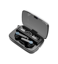 M19 Bluetooth 5.1 Tws Dijital Ekran Kablosuz Bluetooth Kulaklık, Şarj Kutusu, Destek Dokunmatik Ve Siri Ve Ekran Siyah Black