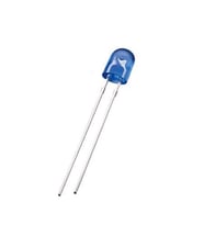Led 5mm Oval Mavi Difused 100 Adet