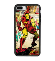 iPhone 8 Plus iron Man Demir Adam Tasarımlı Glossy Telefon Kılıfı
