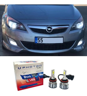 Opel Astra J Led Xenon Sis Far Ampulü H11 Duo Yeni Seri Beyaz 2009+