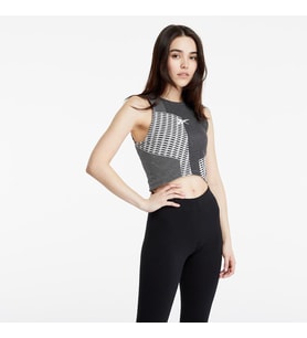 Reebok GI5003 TS Seamless Kadın Gri Crop Top
