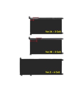 Dell Inspiron 7586 2-in-1 Batarya Pil RETRO V2 (4 Cell)