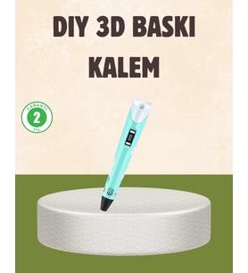 Abs Ve Pla Filament Destekli 3d Yazıcı Kalem