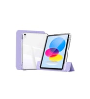 iPad 11. Nesil Uyumlu A16 2025 Airbagli Manyetik Ayrılabilen Fuchsia Sliding Tablet Kılıfı