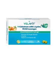 Velavit V-Colostrum With L-Lysine Vit B2 Lozenges 15 Pastil