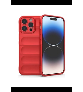 iPhone 16 Pro Max Kılıf Optimum Silikon - Kırmızı