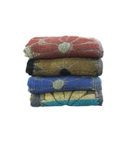 Osmanlı 00452 4lü Renkli El Yüz Havlusu Seti 50*90 Cm St00483 - Karışık Renkli