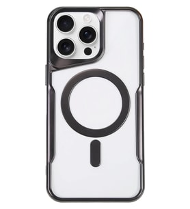 iPhone 16 Pro Kılıf Boyi Magsafe Silikon Kapak - Siyah