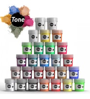 Tone Powder Epoksi Renk Pigmenti Seti Toz Sedefler 27x10 ml