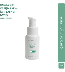 Çinko Oksitli SOS Onarıcı Krem,50ml - Tahriş ve Kızarıklık için Yatıştırıcı Bariyer Bakımı