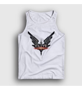 Presmono Unisex Beyaz Logo Oyun Elite Dangerous Atlet 511201tt