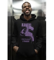 Ken Kaneki Tokyo Ghoul Baskılı Unisex Oversize Anime Karakter Hoodie