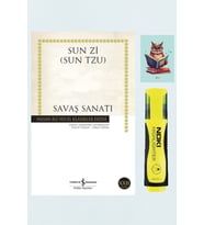 Savaş Sanatı  - Sun Tzu - İş Bankası Kültür Yayınları - Sarı Fosforlu Kalem - Not Defter Seti
