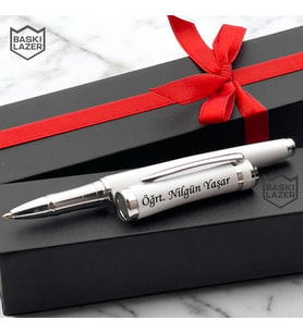 İsme Özel Kutulu Metal Roller İmza Kalemi Doktora Hemşireye Sağlık Çalışanına Öğretmene Ofis Çalışanlarına Hediye l Tıp Bayramı - Öğretmenler Günü Hediyesi