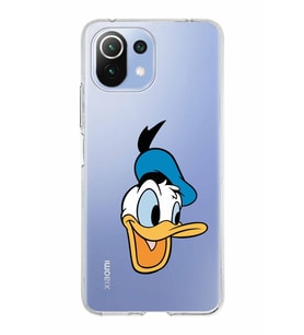 Xiaomi Mi 11 Lite Uyumlu Kapak Donald Duck Tasarımlı Şeffaf Silikon Kılıf