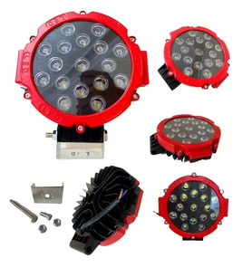 51 WATT 17 LEDLİ YUVARLAK PROJEKTÖR ÇALIŞMA LAMBASI