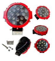 51 WATT 17 LEDLİ YUVARLAK PROJEKTÖR ÇALIŞMA LAMBASI
