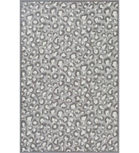 Eliana Home Baskılı, Yıkanabilir Kaymaz Taban Salon Halısı LNA1789 100x150 cm (Gri)