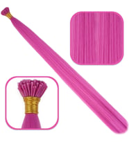 Fiber Sen Boncuk Kaynaklık Renkli / Açık Fuşya / 100 Adet