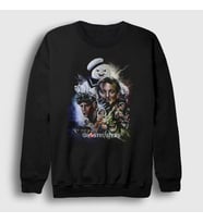 Presmono Unisex Siyah Cover Film Hayalet Avcıları Ghostbusters Sweatshirt 245258tt