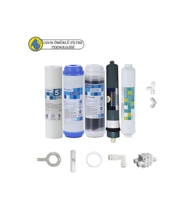 Purefer Açık kasa çift karbonlu Sertifikalı 5li Platinium mebran  5li
