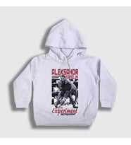 Presmono Unisex Çocuk Beyaz Experiment Ufc Mma Güreş Aleksandr Karelin Kapüşonlu Sweatshirt 497231tt (Beyaz)