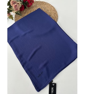 Miray Dubai Şal Saks Mavi VDZ0106