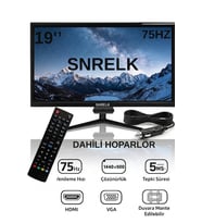 SNRELK 49 EKRAN 12V-220V UYUMLU KARAVAN TEKNE YAT UYUMLU ÇAKMAKLIK GİRİŞLİ VGA- HDMI PRO LED TV MONİTÖR
