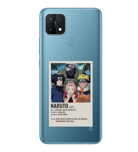 Oppo A15 / A15S Uyumlu Naruto Anime Desenli Şeffaf Telefon Kılıfı