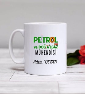 Petrol ve Doğalgaz Mühendisi Kupa Bardak