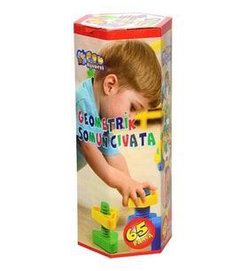 Geometrik Somun Vida Çevirme Oyunu Eğitici Oyuncak (Çok Renkli)