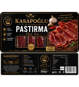 KASAPOĞLU PASTIRMA 250 GR