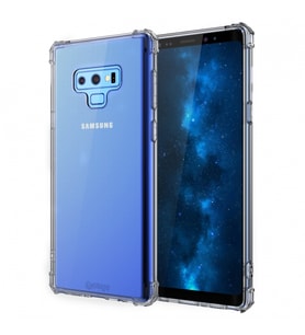 Blogy Galaxy Note 9 ile Uyumlu Crystal Fit Kılıf Smoke Black