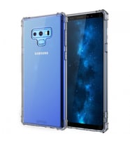 Blogy Galaxy Note 9 ile Uyumlu Crystal Fit Kılıf Smoke Black