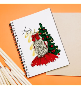 Yılbaşı Tasarımlı Defter Kişiye Özel