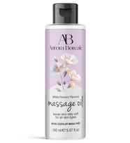 Aurora Boreale Beyaz Çiçek Aromalı Masaj Yağı 150ml
