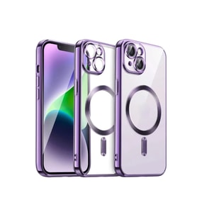 iPhone 15 Kılıf Kross Magneticsafe Kapak - Mor