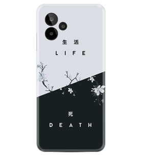 General Mobile GM 24 Pro Kılıf Resimli Desenli Baskılı Silikon Life and Death 1339